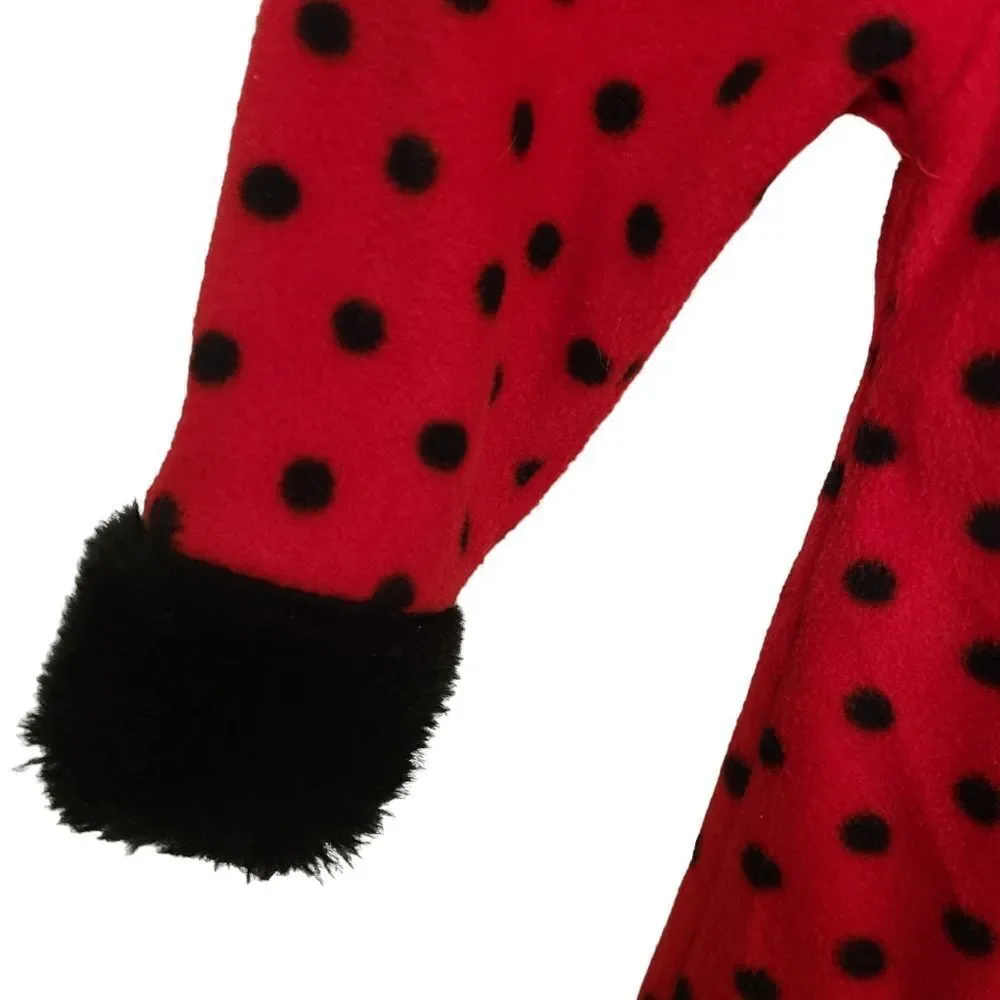 Holiday Editions Coat Velvet Scottie Dog‎ Toddler Faux Fur sz 2T